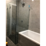 Australia Custom made frameless shower screen L shape (700-900)*(700-900)*2000H